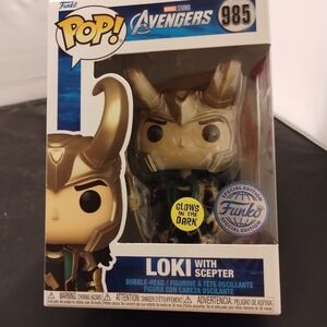 Funko Pop avengers Loki with scepter